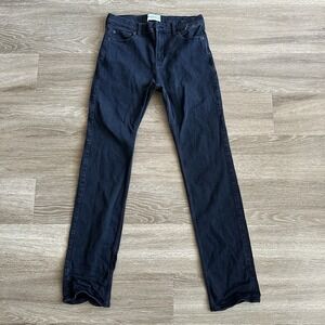 Abercrombie & Fitch Straight Leg Denim Jeans Black Youth Girls 15/16